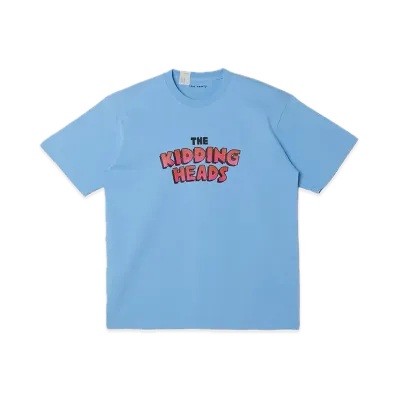 N.HOOLYWOOD x THE KIDDING HEADS Logo T-Shirt "Light Blue"