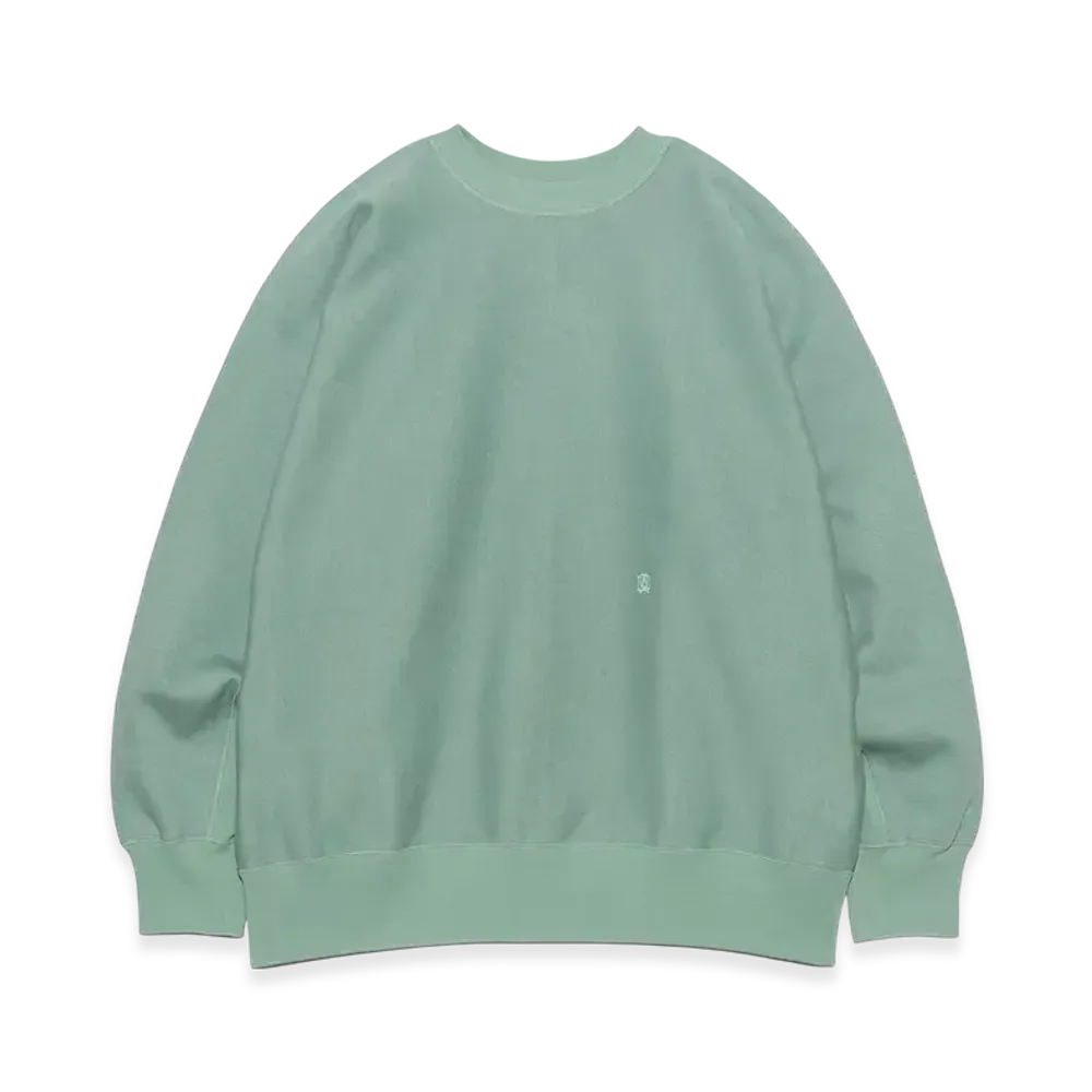 nanamica Crew Neck Sweat "CoralGreen"