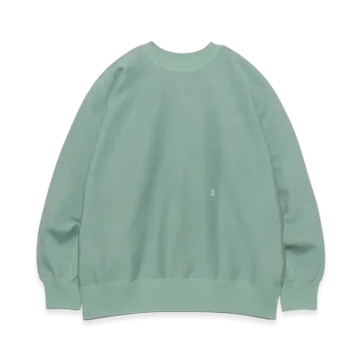 nanamica Crew Neck Sweat "CoralGreen"