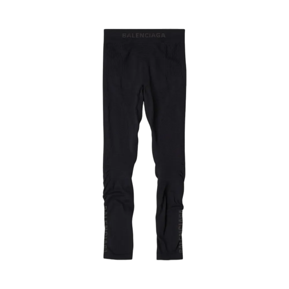 BALENCIAGA Women's Athletic Leggings in Energy Accumulator "Black"