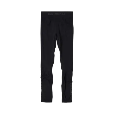 BALENCIAGA Women's Athletic Leggings in Energy Accumulator "Black"