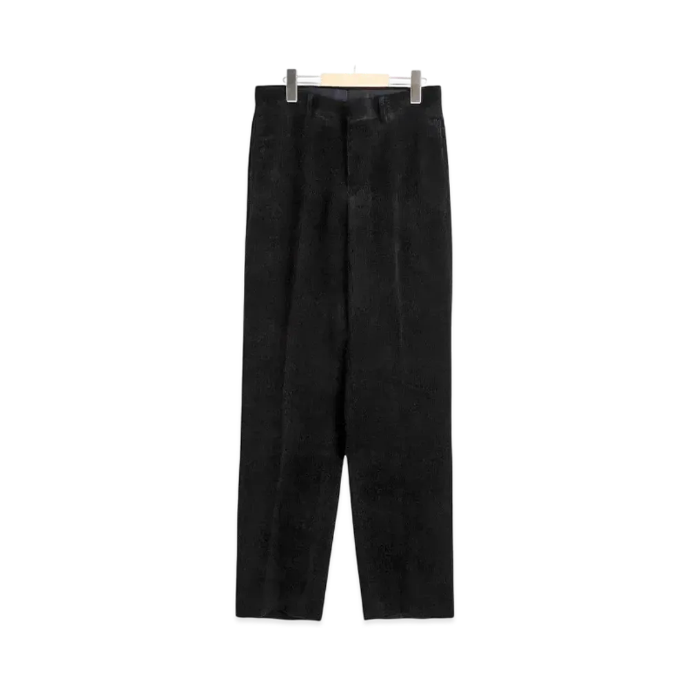 COMOLI Women's Corduroy Piped Stem Pants "Black"
