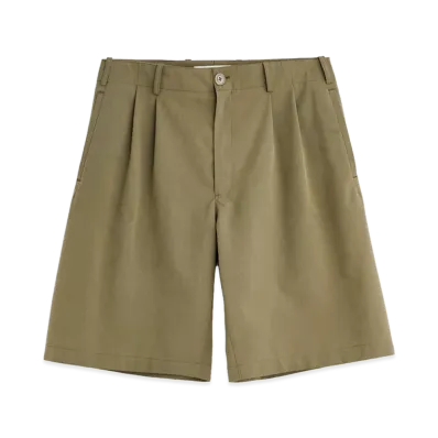 OUR LEGACY Ponte Shorts "Dry Leaf Balance Woolcot"