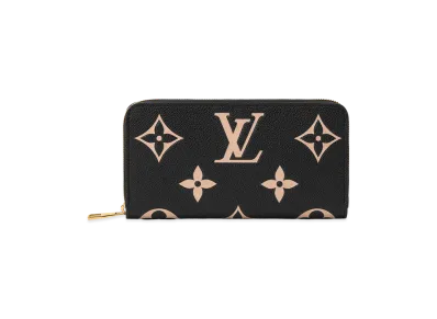 Louis Vuitton Zippy Wallet "Bicolore Noir Beige"
