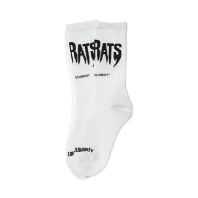 RATS PILE SOCKS "THE RATS""WHITE"
