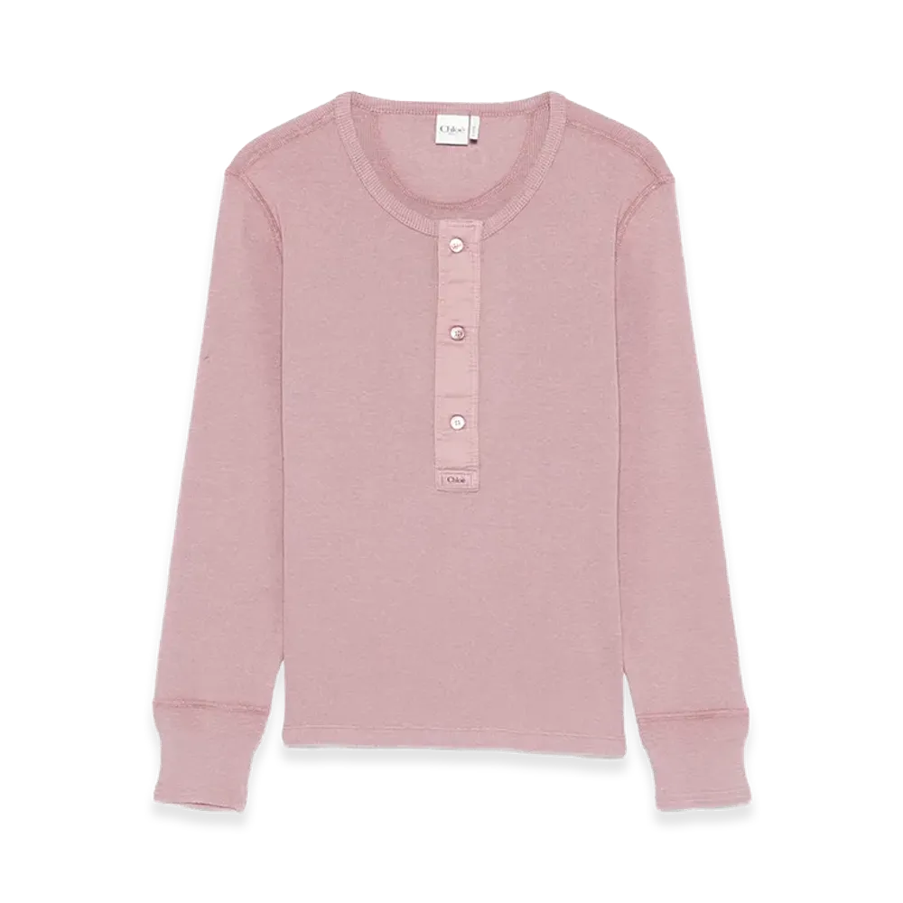 Chloe Women's Long Sleeves Top "Pink"