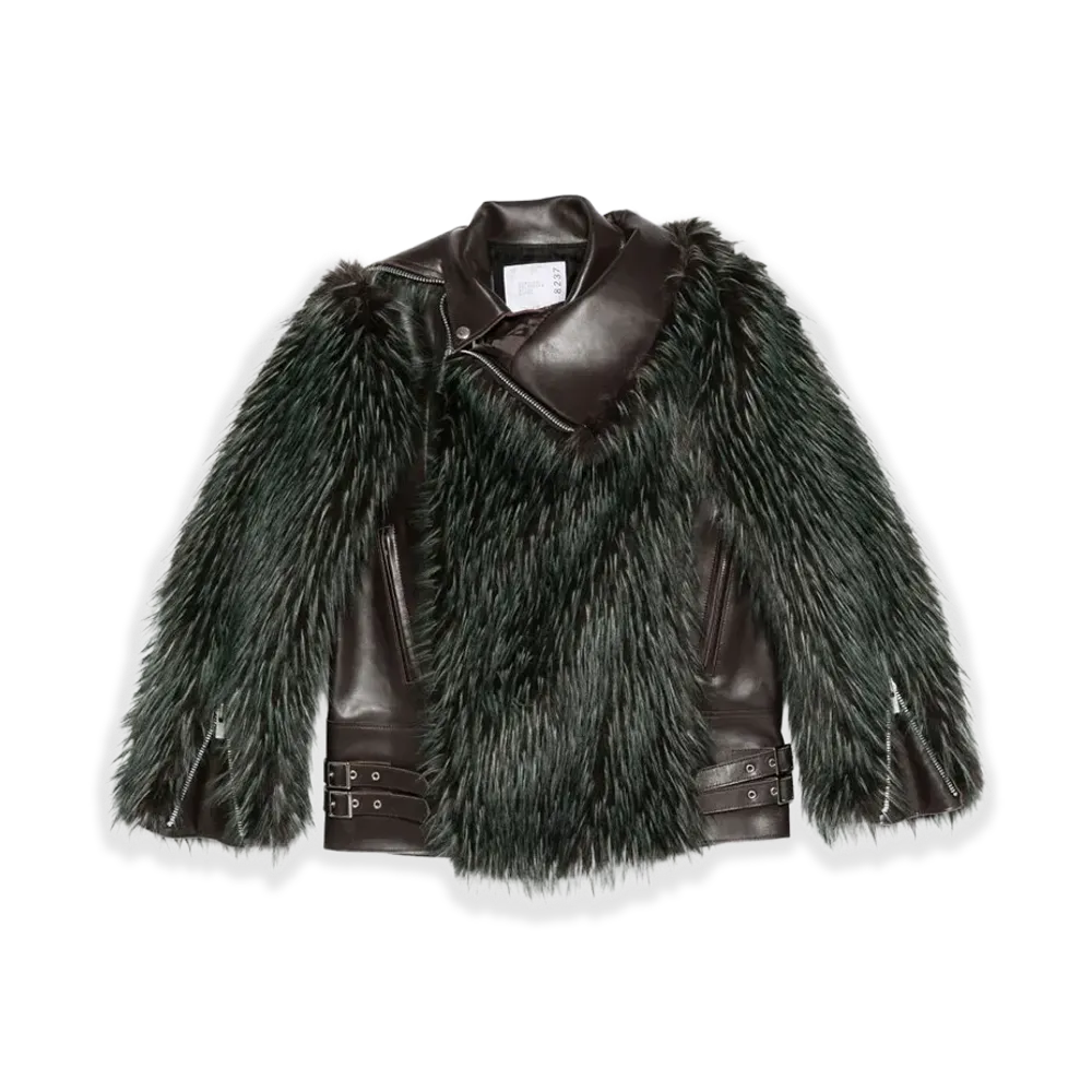 sacai Women's Jackets "Brown"