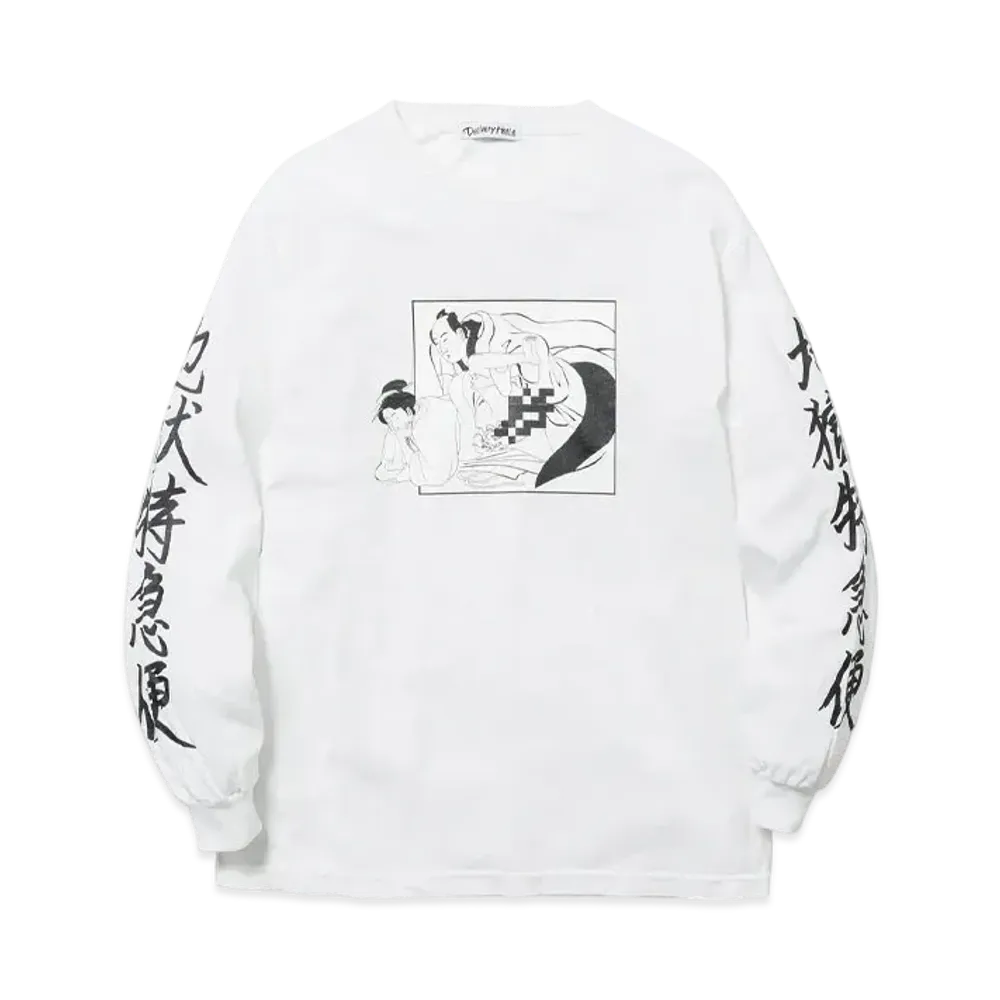 F-LAGSTUF-F "Delivery Hells" LS Tee Style 1 "White"