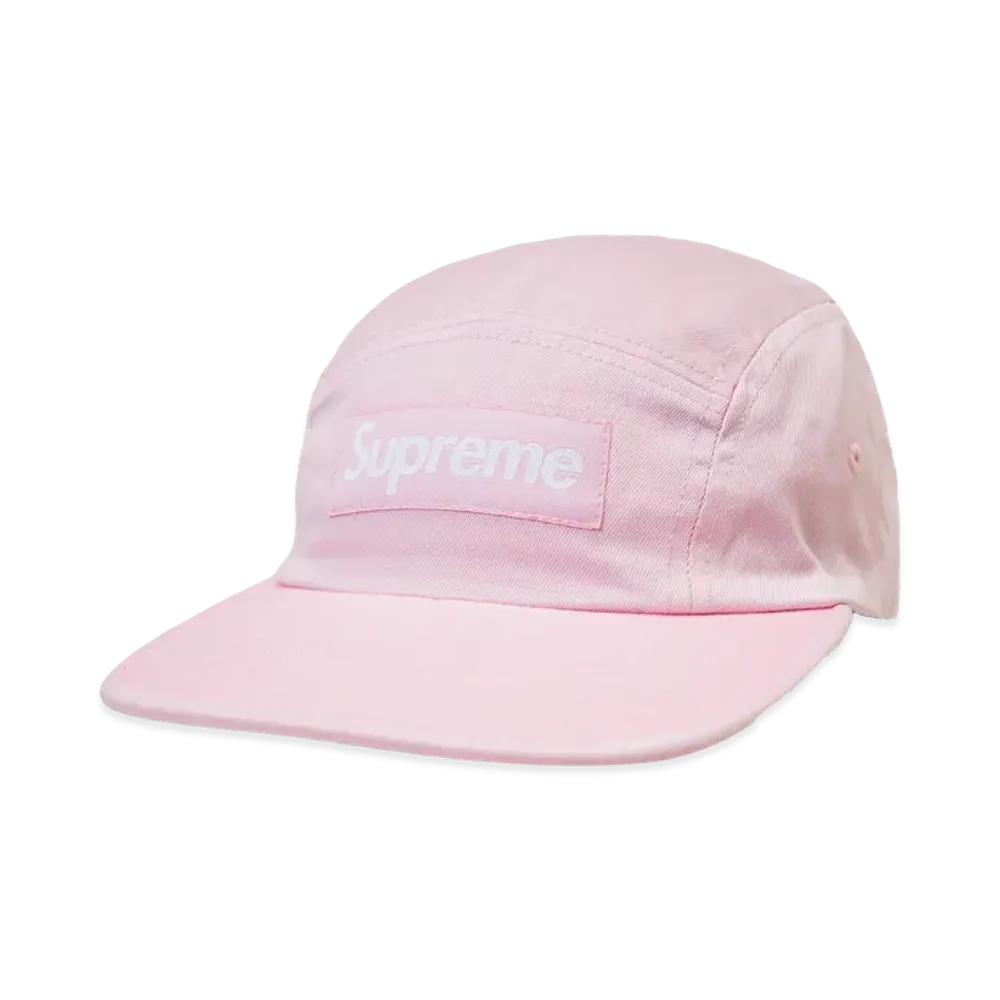 Supreme Washed Chino Twill Camp Cap "Pink" (26FW)