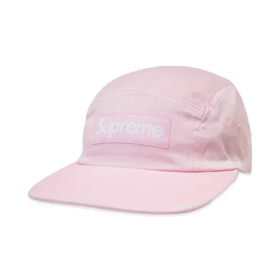 Supreme Washed Chino Twill Camp Cap "Pink" (26FW)