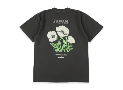 WIND AND SEA Flower Osaka S/S Tee "Black/White"