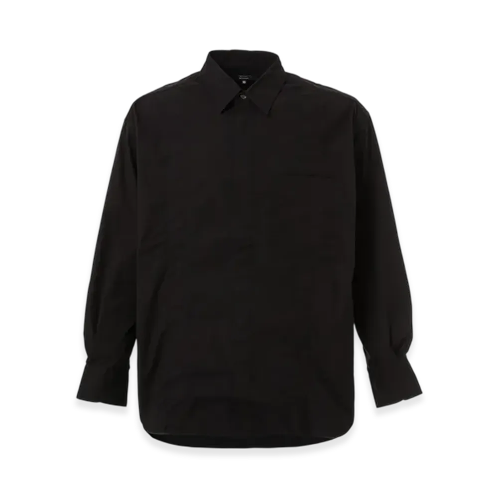 COMME des GARCONS HOMME Cotton Oxford Garment-Washed Shirts "Black"