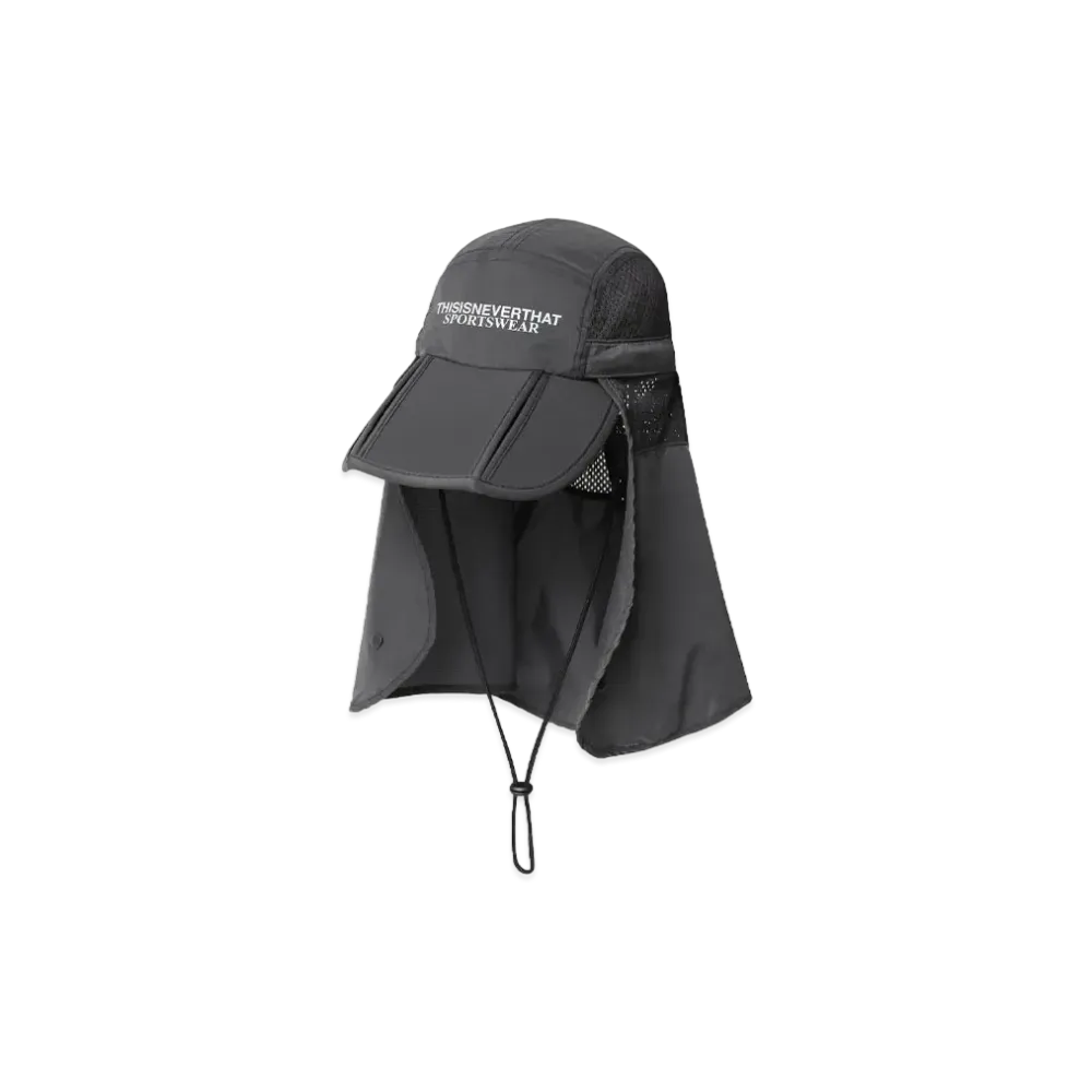 thisisneverthat Long Bill Sun Sport Cap "Black"