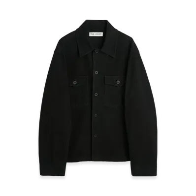 OUR LEGACY Evening Coach Jacket "Black Brushed Cotton"