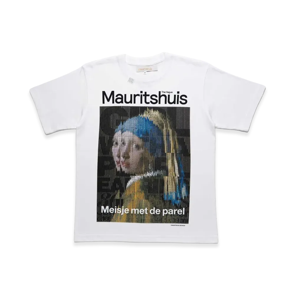 COMME des GARCONS Osaka x Mauritshuis x Tags Wkgpty Productions x Kosuke Kawamura Girl With a Pearl Earring SP Tee "White"
