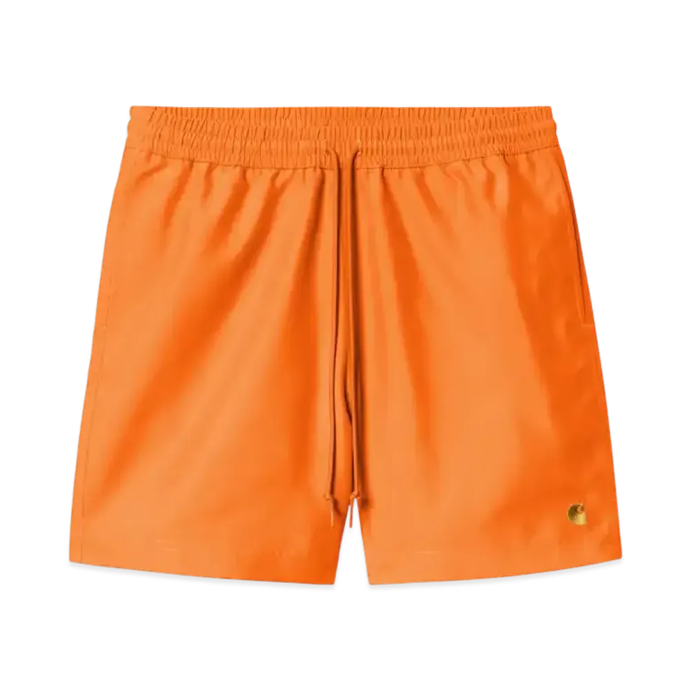Carhartt WIP Chase Swim Trunks "Pumpkin/Gold"