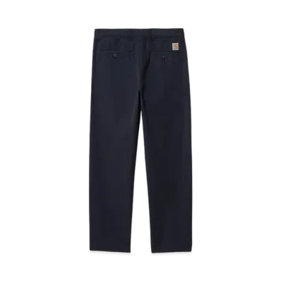 Carhartt WIP Dothan Poplin Calder Pants "Dark Navy Garment Dyed"