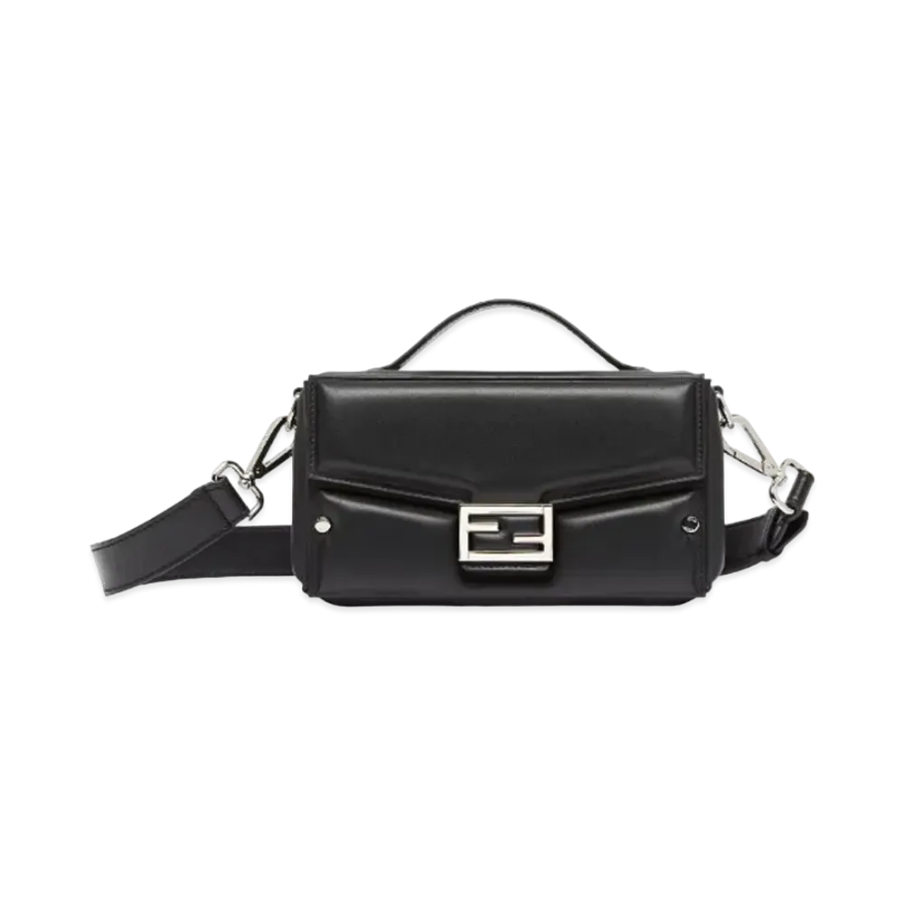 FENDI Soft Trunk Baguette "Black"
