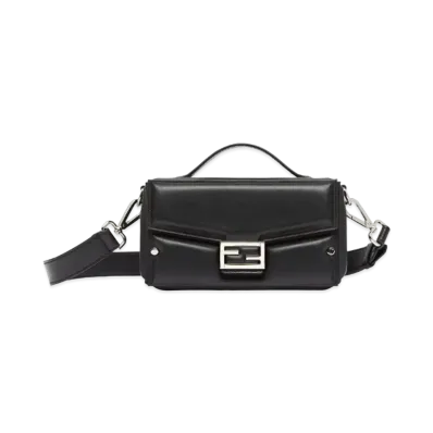 FENDI Soft Trunk Baguette "Black"