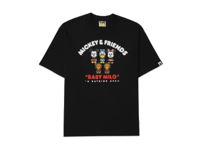 A BATHING APE x Disney Mickey & Friends Baby Milo Relaxed Fit Tee "Black"