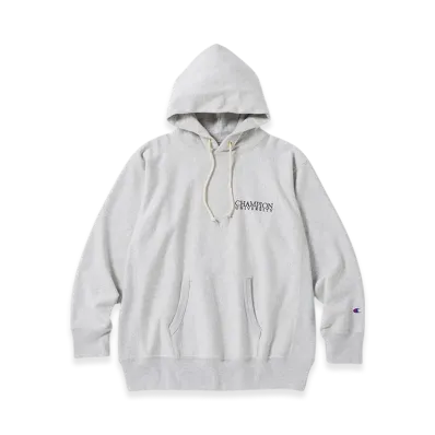 Champion Reverse Weave Hooded Sweatshirt 24FW "Light Gray"