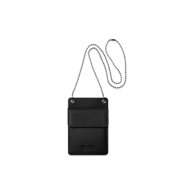 Supreme Leather ID Holder + Wallet "Black"