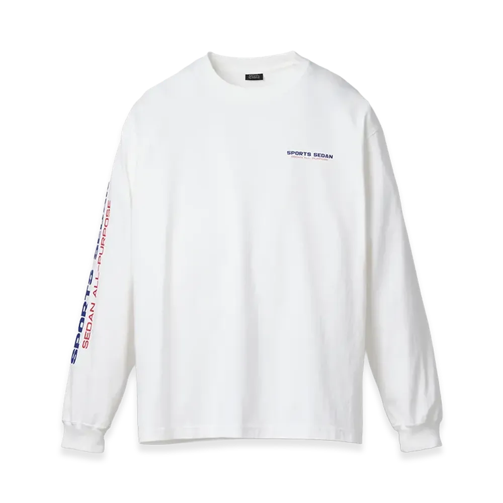 SEDAN ALL-PURPOSE Sports Logo L/S Tee "Off White"