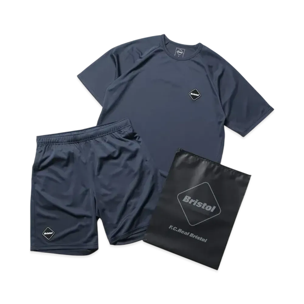 F.C.Real Bristol Polartec Power Dry Training Top & Shorts "Navy"