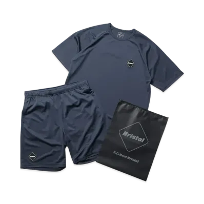 F.C.Real Bristol Polartec Power Dry Training Top & Shorts "Navy"