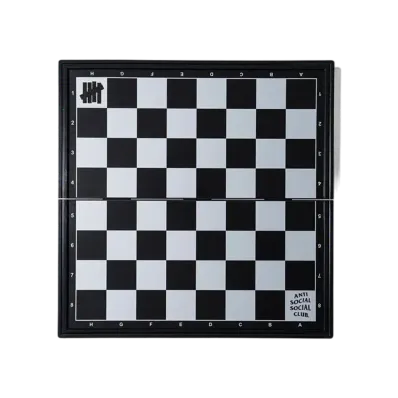 UNDEFEATED x Anti Social Social Club Travel Chess Set "Black"
