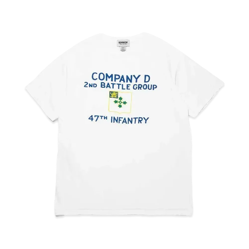 BOW WOW 47TH INFANTRY REGIMENT TEE "WHITE"