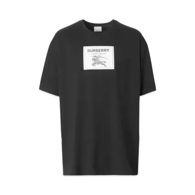 Burberry Men's Prorsum Label Cotton T-shirt "Black"