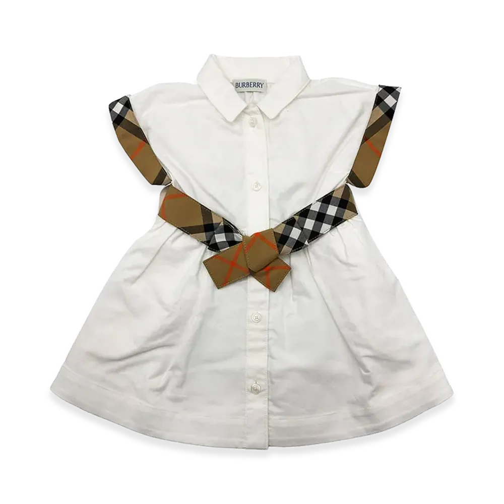 Burberry Kids Dress "White"