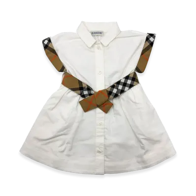 Burberry Kids Dress "White"