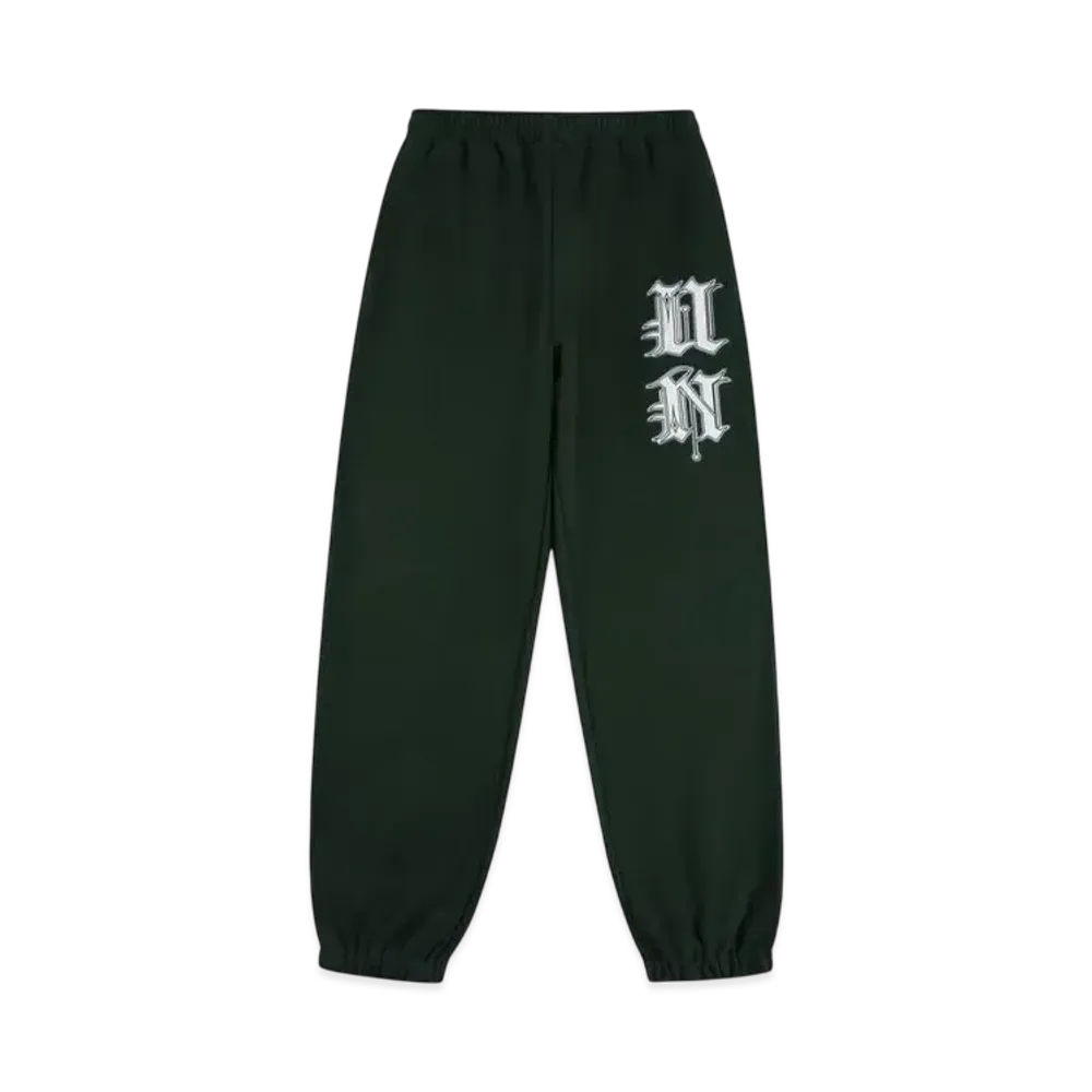 Unknown London Nylon Fabric Patch Jogger "Green"