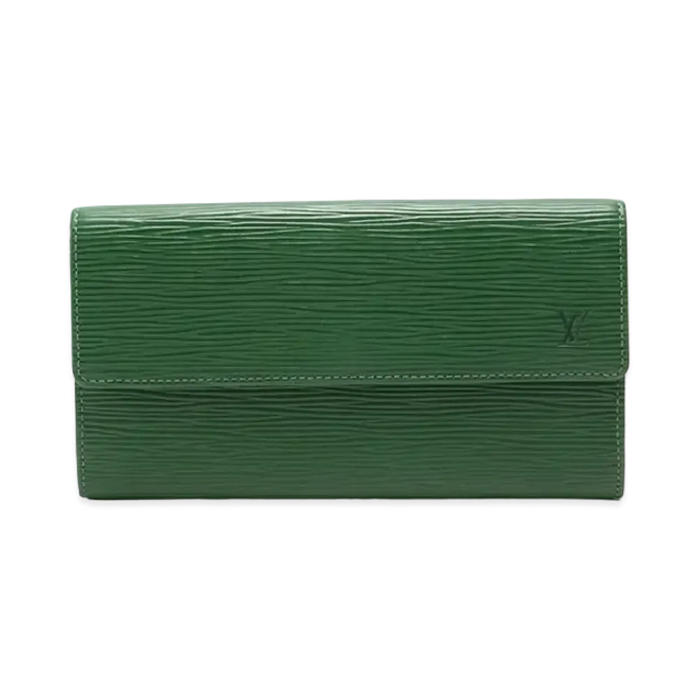 Louis Vuitton Epi Pochette Porte Monnaie Cartescredit "Borneo Green"
