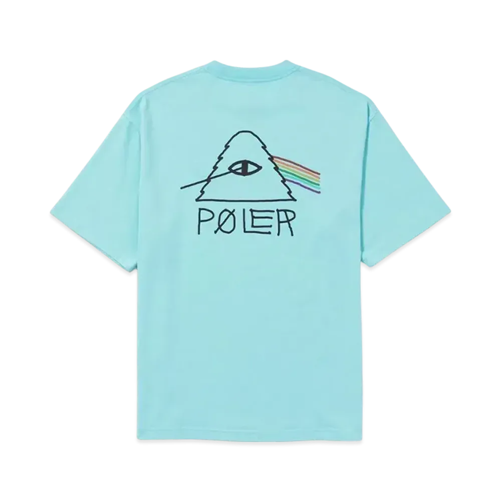 POLeR Psychedelic Relax Fit SS Tee "Light Blue"