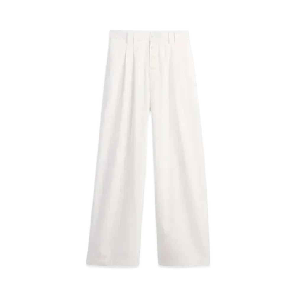 GAP x DOEN High-Rise Pleats Trousers "New Off White"