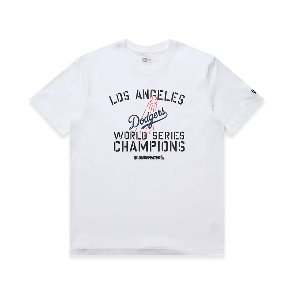 UNDEFEATED x New Era x Los Angeles Dodgers Stencil S/S Tee "White"