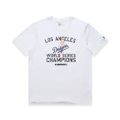 UNDEFEATED x New Era x Los Angeles Dodgers Stencil S/S Tee "White"