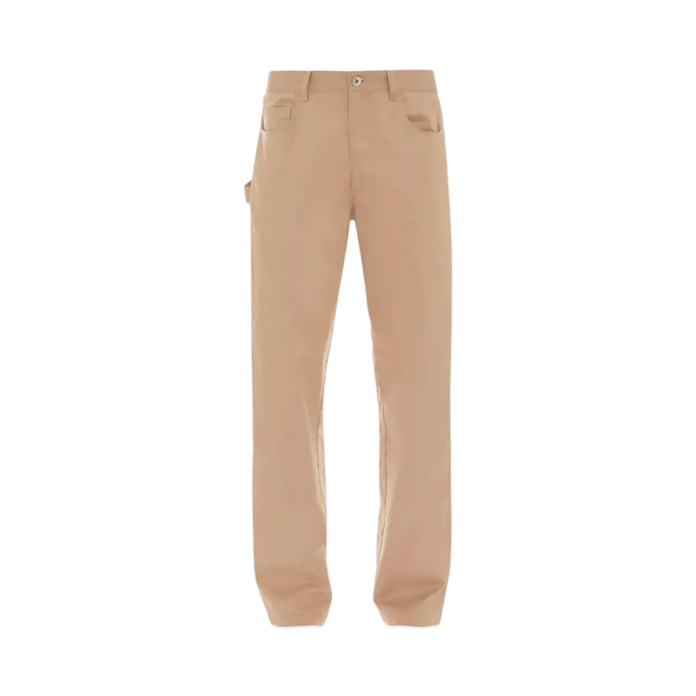 JW ANDERSON Five-Pocket Workwear Chino Pants "Beige"