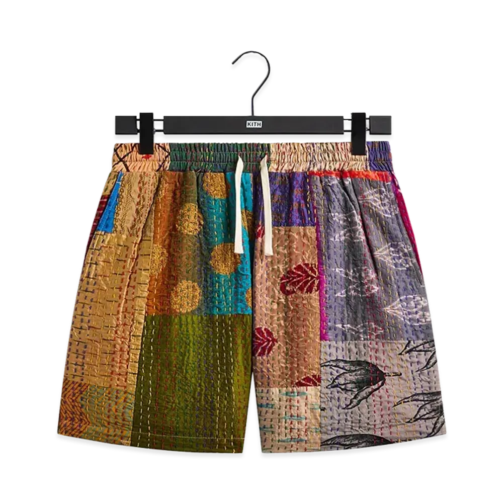Kith &Kin Tal Patchwork Short "Gold/Multi"
