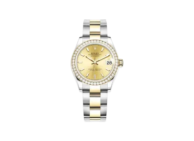 ROLEX Datejust 31 Oyster 31mm "Champagne/Oyster Steel/Yellow Gold"