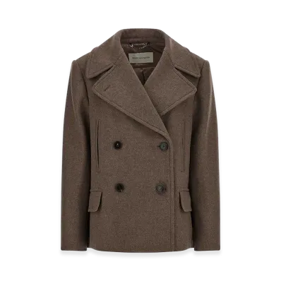 DRIES VAN NOTEN Women's Vafel Coat "Gray"