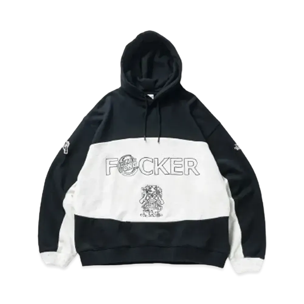TIGHTBOOTH Fucker Hoodie "BlackxAsh"