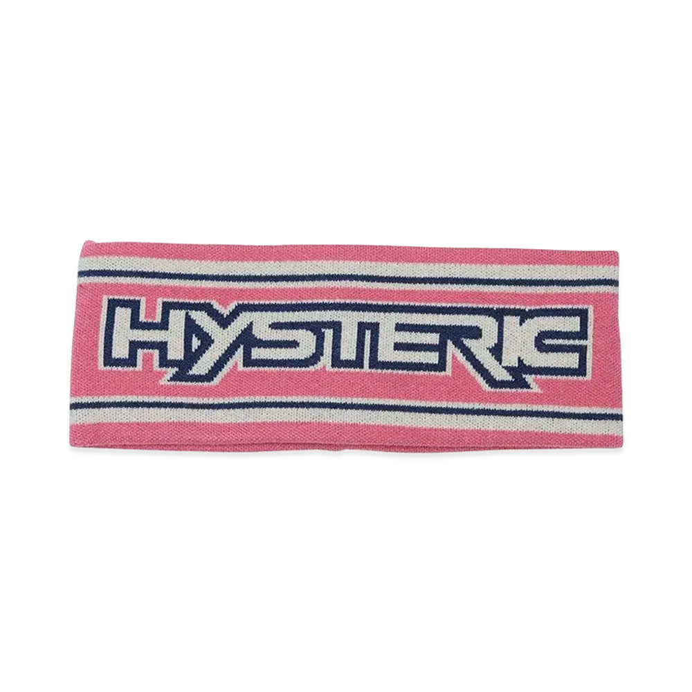 HYSTERIC GLAMOUR Women's Hysteric Sports Jacquard Headband "Pink"