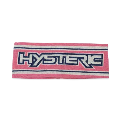 HYSTERIC GLAMOUR Women's Hysteric Sports Jacquard Headband "Pink"