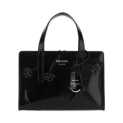 PRADA Women's Leather Re-Edition 1995 Handbag "Black"