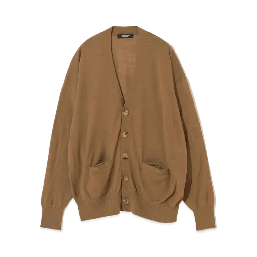 UNDERCOVER Twin Peaks Knit Cardigan "Khaki Beige"