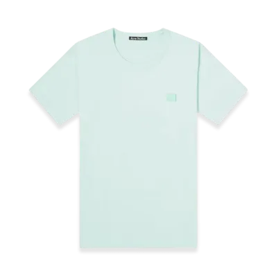 Acne Studios Nash Face Crewneck T-Shirt "Spearmint Green"